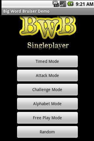 Big Word Bruiser Demo Android Brain & Puzzle