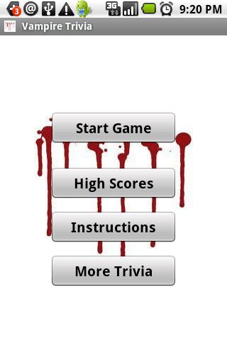 Vampire Trivia Android Brain & Puzzle