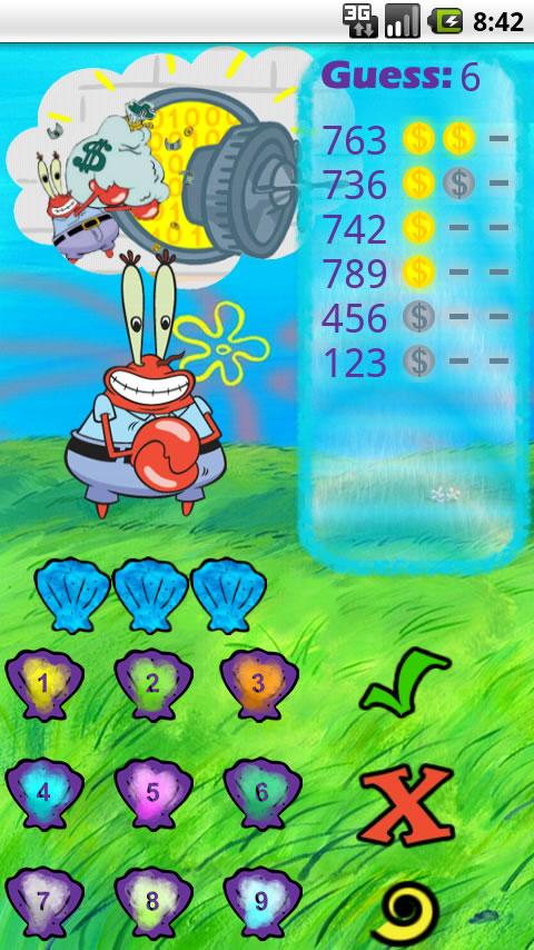 Mr. Krabs’ Fortune HD Android Brain & Puzzle