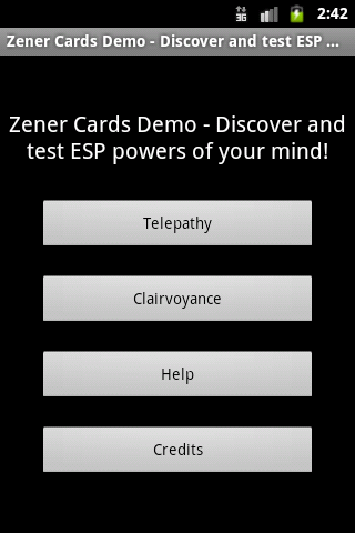 Zener Cards Cupcake  Demo