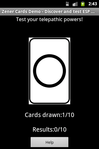 Zener Cards Cupcake – Demo Android Cards & Casino