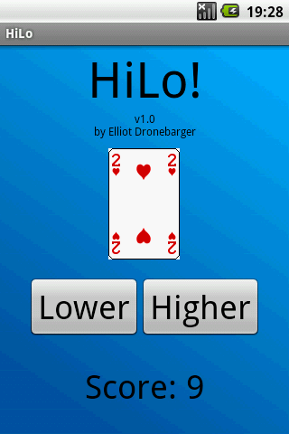 Hi Lo Android Cards & Casino