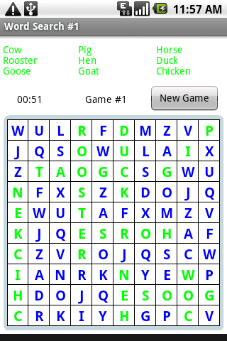 Word Search #1 Android Cards & Casino