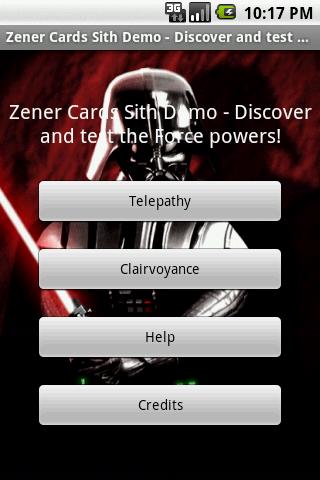 Zener Demo Darth Vader  Cupcak Android Cards & Casino