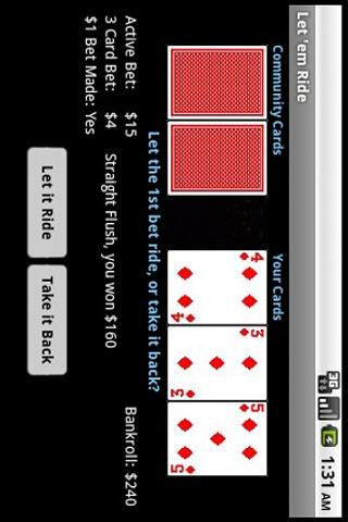Let it Ride Android Cards & Casino