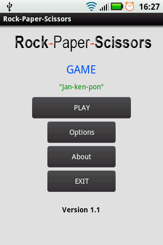 Rock-Paper-Scissors Android Casual