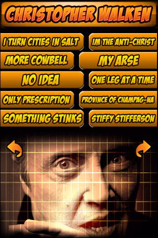 Christopher Walken Soudboard Android Casual