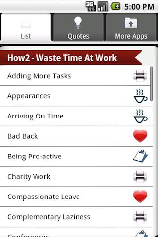 How To – Waste Time At Work Android Casual