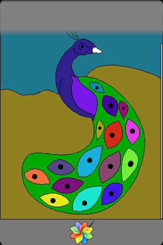 Peacock ColoringLite