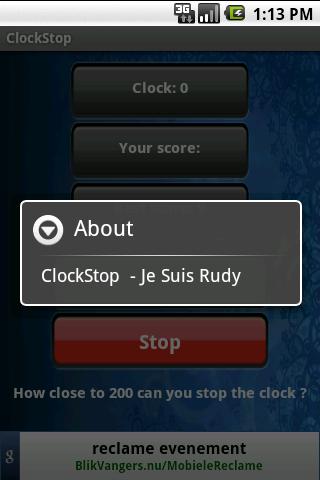 ClockStop Android Casual