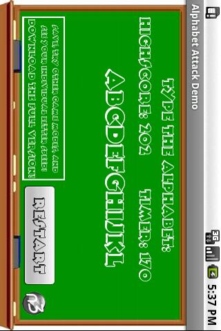 Alphabet Attack Demo Android Casual