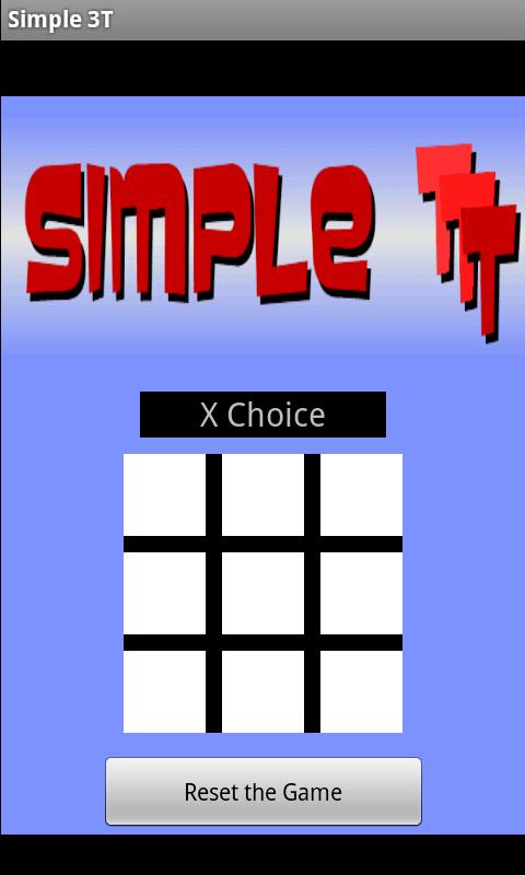 Simple 3T Tic Tac Toe Android Casual