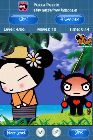 Pucca Love Garu Puzzle Android Brain & Puzzle