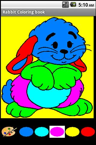 Rabbit coloring book Android Casual