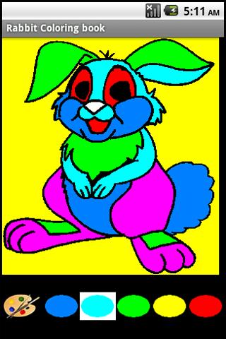 Rabbit coloring book Android Casual