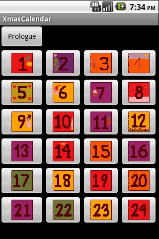 Christmas Calendar 2010 Android Casual
