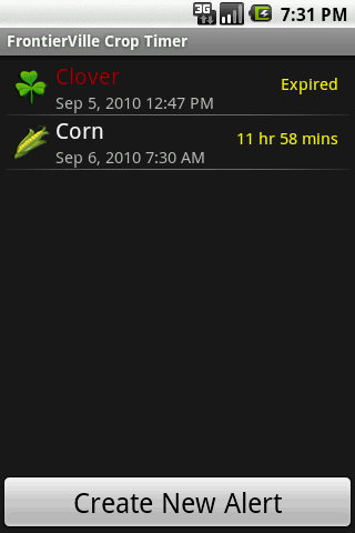 FrontierVille Crop Timer Android Casual