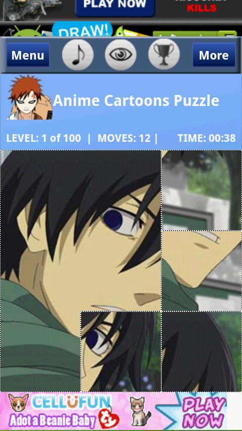 Anime Cartoons Collection Puzz Android Brain & Puzzle