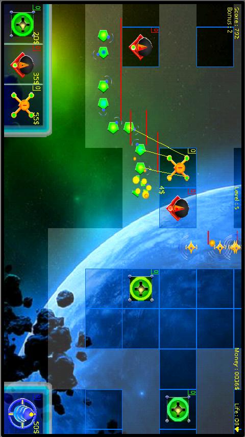 Space Defense Android Arcade & Action