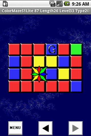 ColorMaze Sqr1 Lite Android Brain & Puzzle