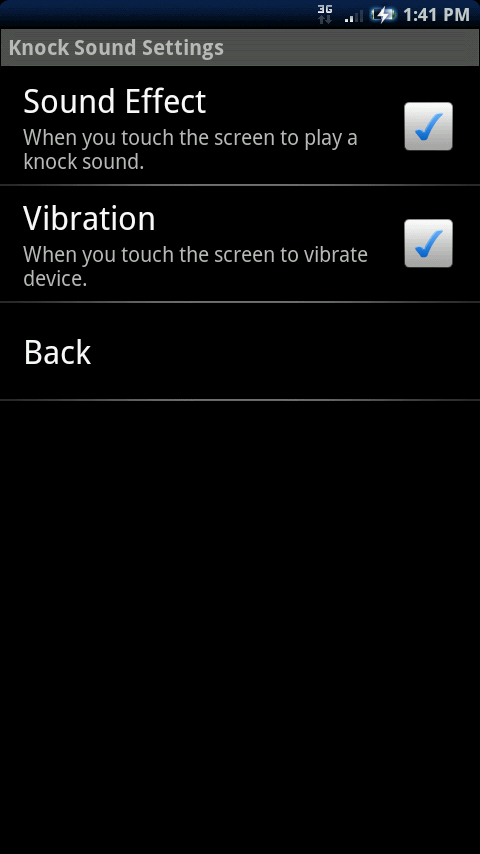 Knock Sound Android Casual