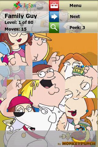 Family Guy Puzzle : Jigsaw Android Brain & Puzzle