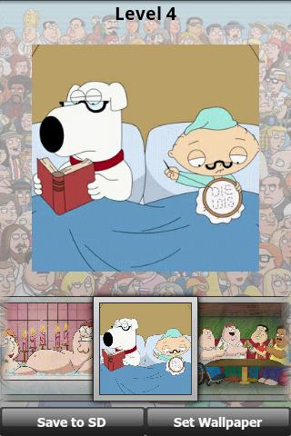 Family Guy Puzzle : Jigsaw Android Brain & Puzzle