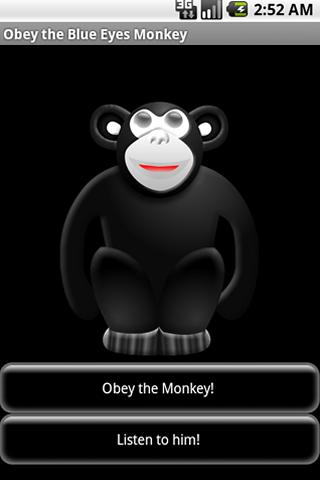 Obey the Blue Eyes Monkey Android Casual