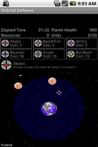 Orbital Defense Android Arcade & Action