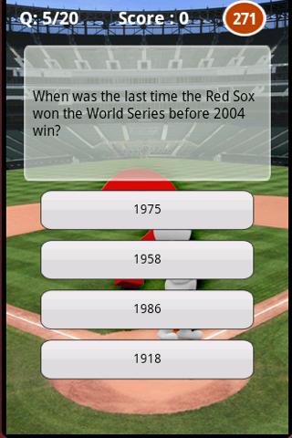 Baseball Quiz Android Brain & Puzzle