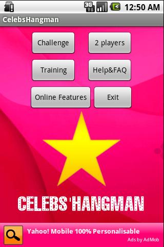 Celebrities Hangman Android Casual