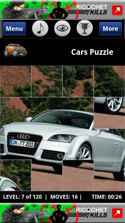 Cars Puzzle Android Brain & Puzzle