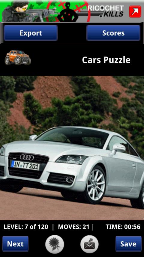 Cars Puzzle Android Brain & Puzzle