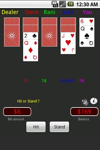 Black Jack Casino game Android Cards & Casino