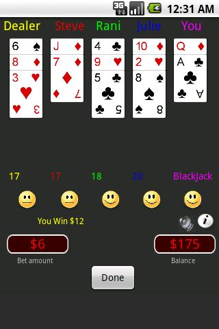 Black Jack Casino game Android Cards & Casino