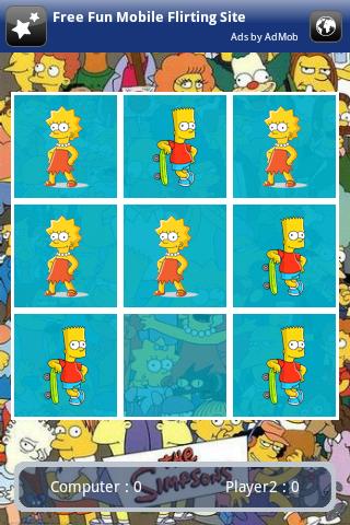 The Simpsons TicTacToe Android Casual