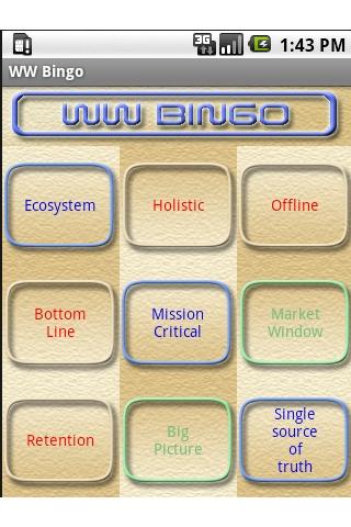WW Bingo Android Brain & Puzzle