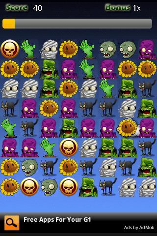 Zombie Matching Android Brain & Puzzle
