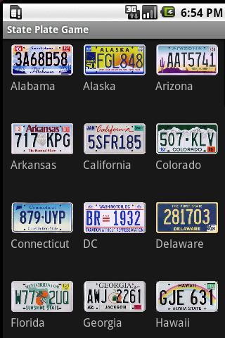 State Plate Game Android Casual
