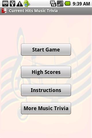 Current Hits Music Trivia Android Brain & Puzzle