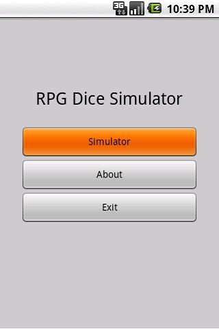 RPG Dice Simulator Android Cards & Casino