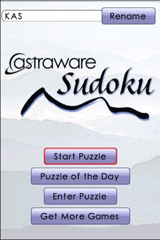 Astraware Sudoku Android Brain & Puzzle