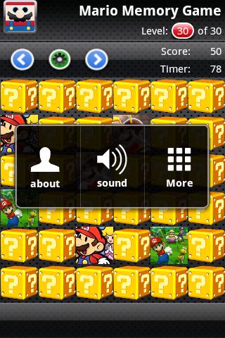 Mario Memory Game Android Brain & Puzzle