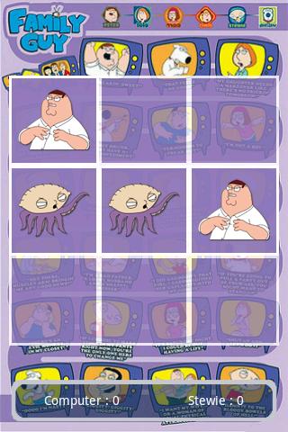 Family Guy TicTacToe Android Casual