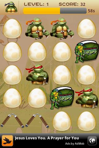 TMNT Memory Game Android Casual