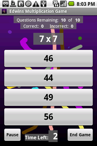 Edwin’s Math – Multiplication Android Brain & Puzzle