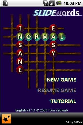SlideWords (Free) Android Brain & Puzzle