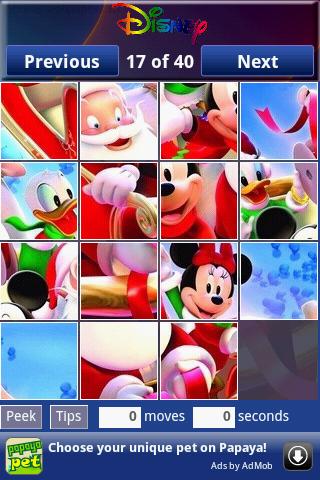 Disney Cartoon Android Brain & Puzzle