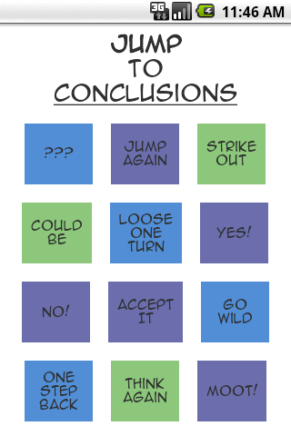 Jump to Conclusions App