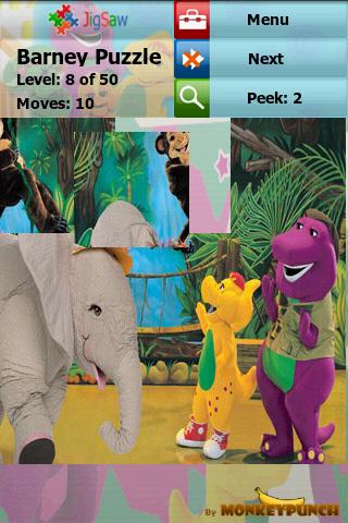 Barney the Dinosaur Puzzle